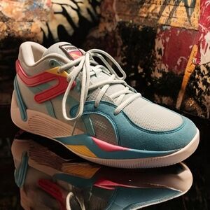 PUMA TRC Blaze Court 'Eggshell Blue Elektro Pool' 376582-08 Sneakers